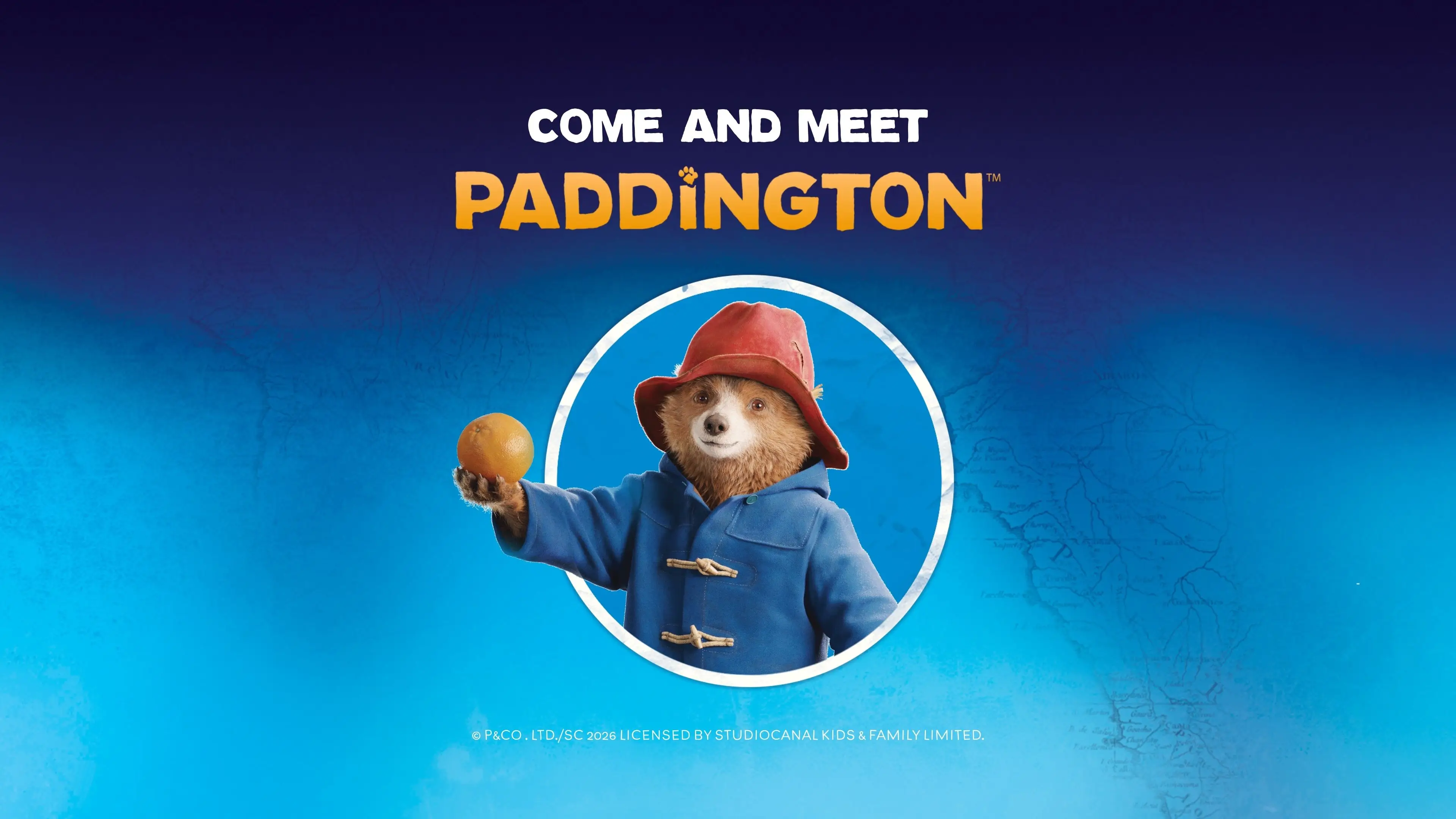 Promotional image for Meet Paddington at Hopetown